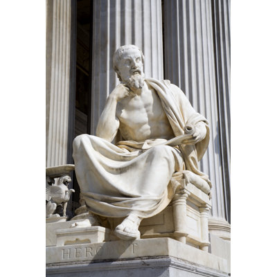 Vienna - Herodotus Statue - Wrapped Canvas Print