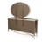Villa Cherie 6-Drawer Dresser with Mirror - Hazelnut
