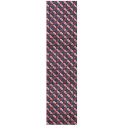 Aladdin Geometric Area Rug in Pink