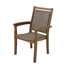 Fleur Eucalyptus Wood Outdoor Stacking Dining Armchair