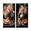 Ensemble de 2 décorations murales en métal Dessert Harmony And Flowers - Desserts-325423638