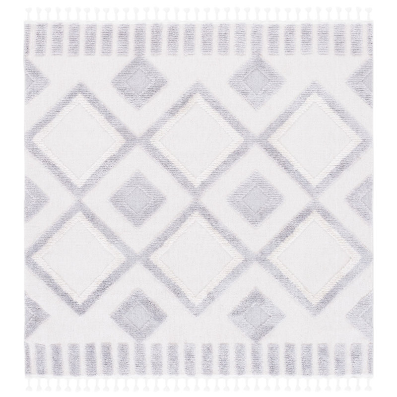 Tapis à motif géométrique LaKee Performance, Carré 6 pi 7 po