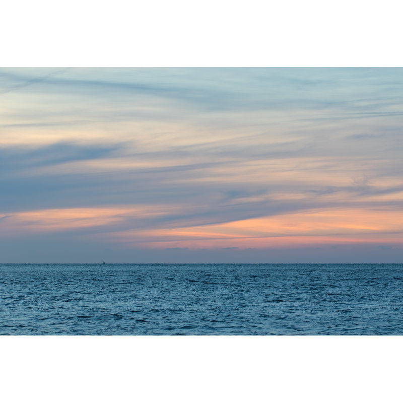 Wispy Cloud Sky - Wrapped Canvas Print, 61cm H x 91cm W x 3.8cm D