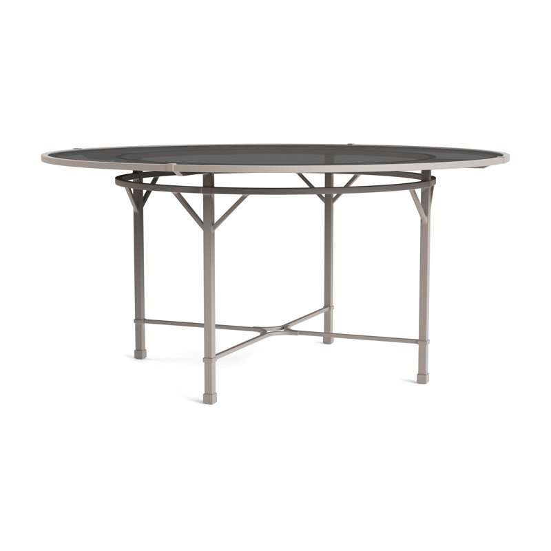 Venetian Outdoor Round Dining Table, Dove Smooth