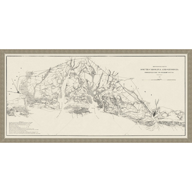 " Low Country Map " Print