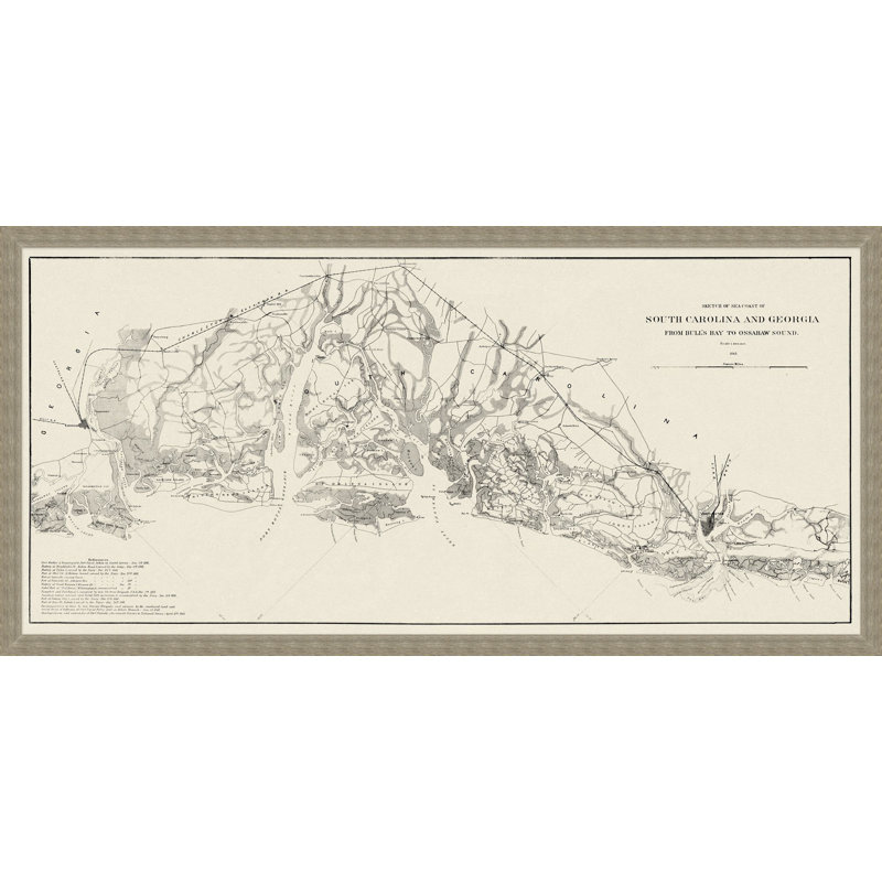 Low Country Map Print