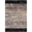 Tapis unique en laine noué à la main noir et gris des années 1990 de 8 pi 2 po x 11 pi 11 po Andon