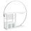 Casey White 2-Door LED Home Bar