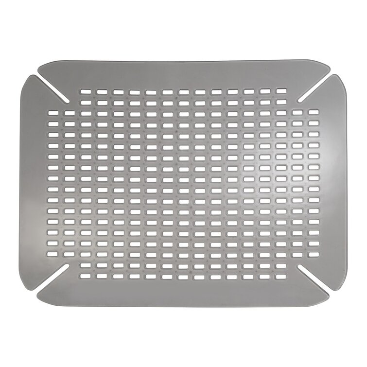 iDesign Graphite Pebblz Sink Mat