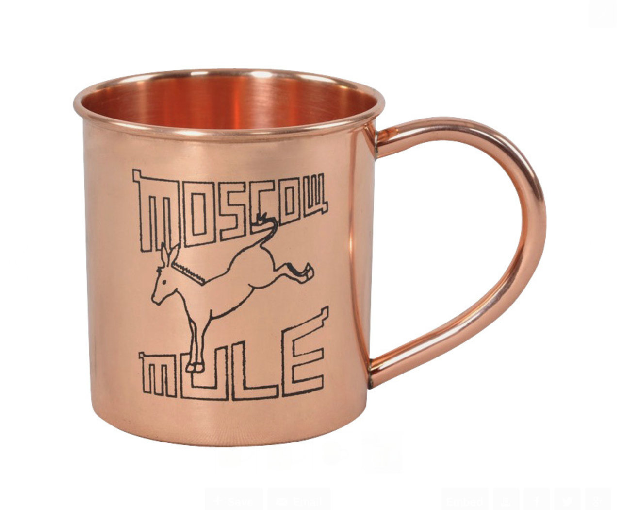 House of Hampton® 100 Pure Hammered Copper Mug Moscow Mule Mug With