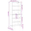 Aldery 180cm H x 69.5cm W Standard Bookcase-192697743
