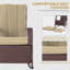 Chaise berçante d'extérieur en osier Jayovanni-1737605117