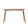 Stephenie 4 Person Dining set - a Rectangular Plastic Dining Table with Wooden Legs and a Set of 4 Faux Leather Cushion Padded Dining Chairs for Dining Room - Modern Dining Table Set