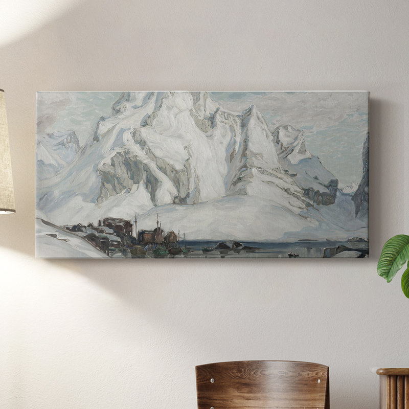 Série paysage - CCXCI - Toile tendue avec châssis - Prêt à accrocher, H 16 po x l 32 po