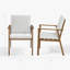 Ensemble de salle à manger d'extérieur 6 pièces antirouille, table 8 personnes en aluminium avec 4 chaises et banc 3 places sans dossier, ensemble de mobilier de jardin avec coussins pour pelouse, terrasse, jardin, brun