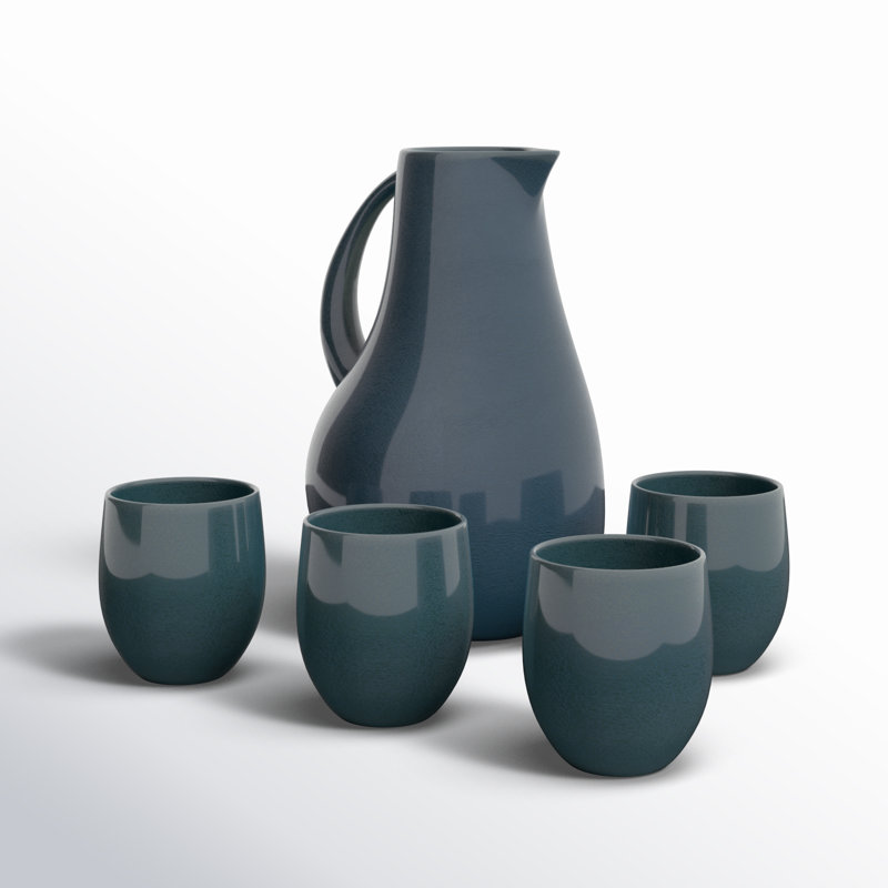 Ensemble de pichet 5 pièces Borgen Goblet, Adriatique