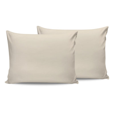 Taie d'oreiller 100% coton à densité de tissage 142