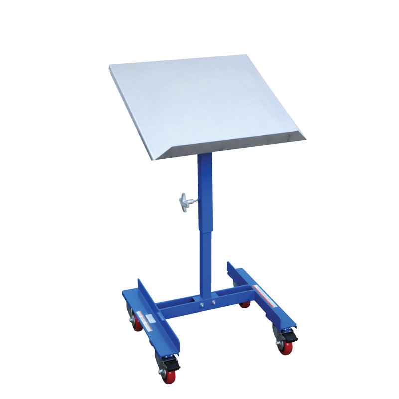 Table de travail mobile inclinable, H 28,37 po x l 22 po x P 21 po