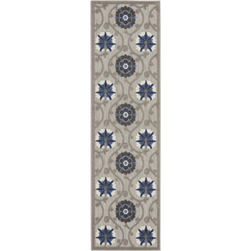 DH-ALH19 Damask Indoor Rug, Runner 2'3" x 8'