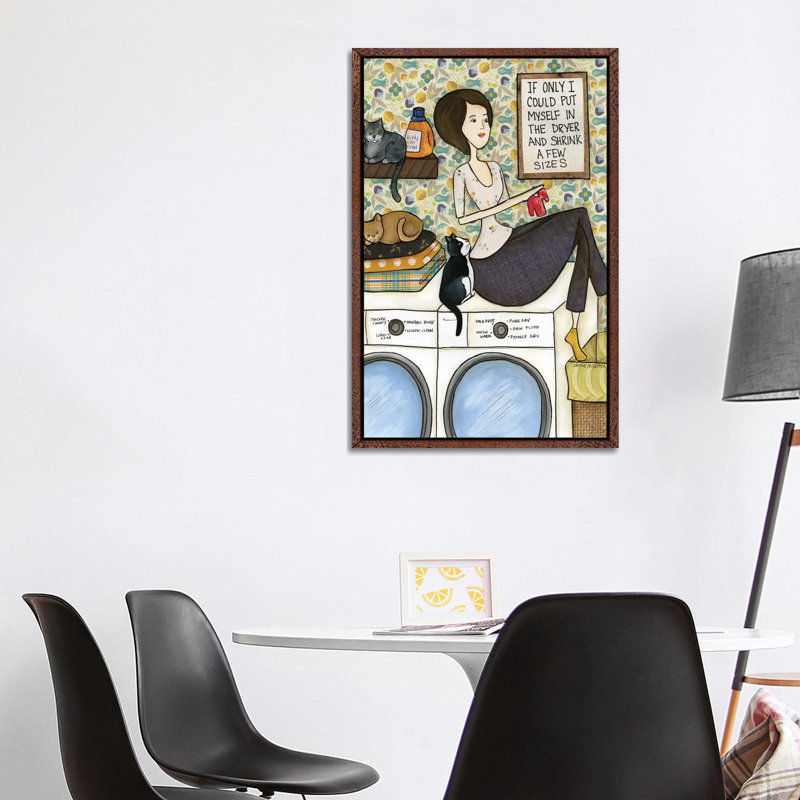 If Only by Jamie Morath - Print on Canvas, 101.6cm H x 66.04cm W x 3.81cm D, Classic Brown Wood Floater Framed