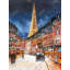«Illuminated Paris», reproduction sur toile