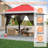 13x13 Pop-Up Gazebo with Double Roof and Mosquito Netting – Waterproof UV-Resistant Patio Canopy Tent-123131165