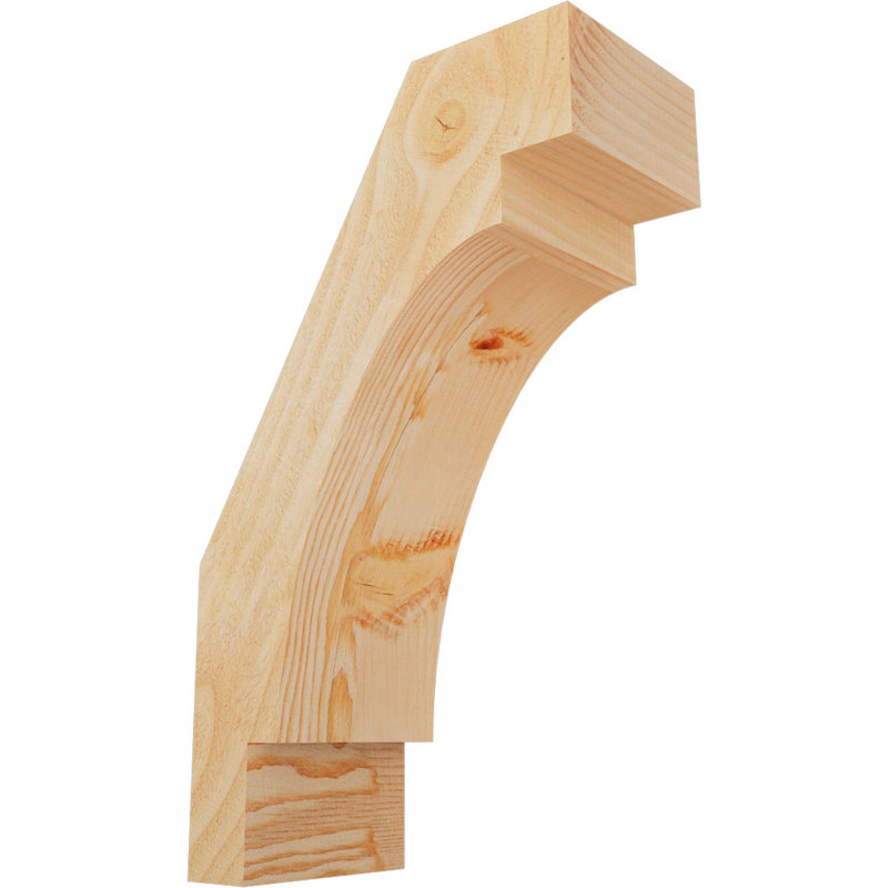 Genouillère Merced, Douglas, Sciage brut, H 20 po x l 6 po x P 12 po