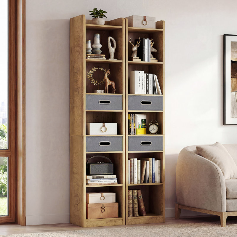 180cm H x 30cm W Standard Bookcase, Brown