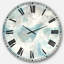 Ambre bleu pâle Ambyr IV - horloge murale bord de mer-868600268