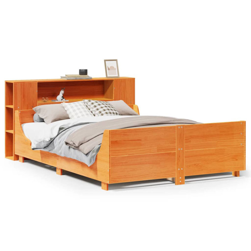 Clavier Bed, Double (4'6), wax brown