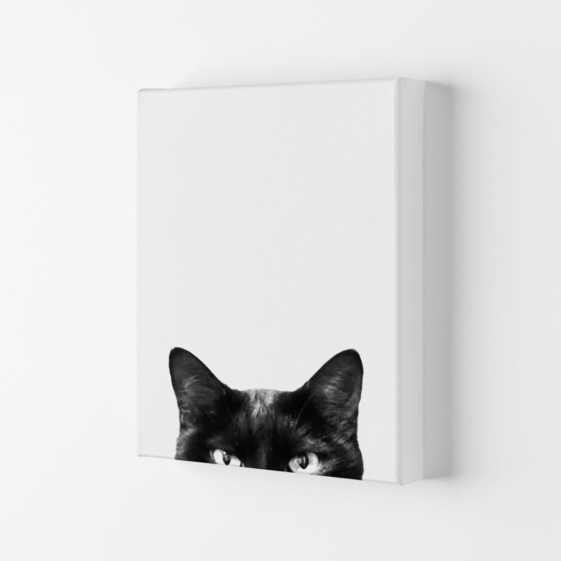 Black Cat by Victoria Frost - Print, Wrapped Canvas, 59.4cm H x 42cm W x 4cm D