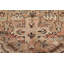 Tapis décoratif en laine beige 8 pi 7 po x 11 pi 7 po caelinn noué à la main 1950s