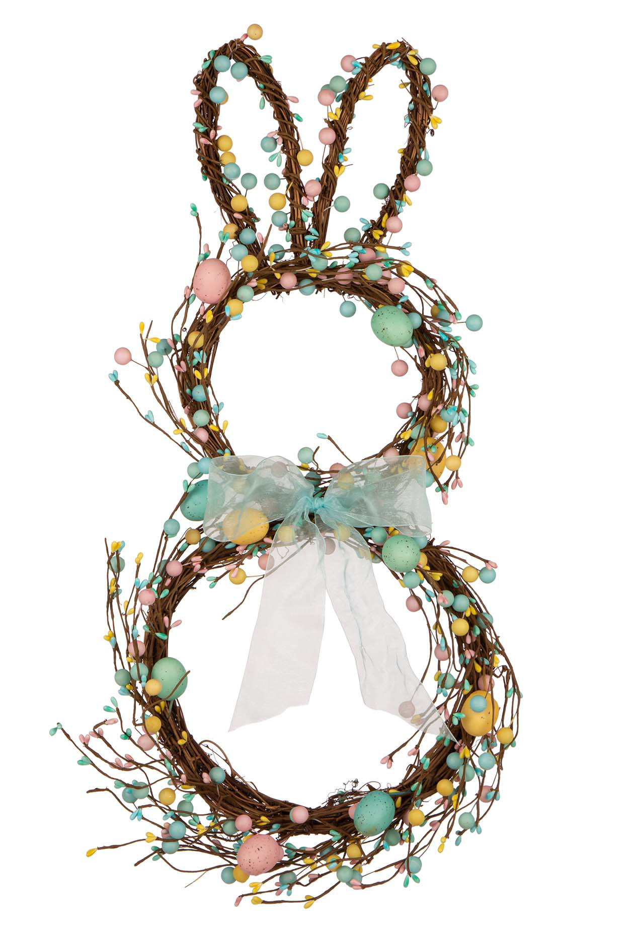 The Holiday Aisle® Bunny 11" Foam Wreath & Reviews | Wayfair