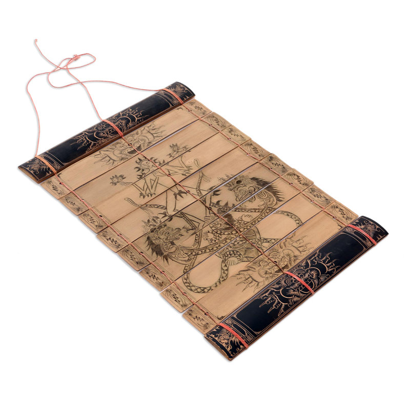 Symbole de dieu suspendu feuille de palmier