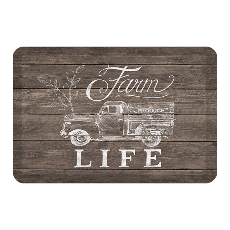 Farm Life Synthetic Water Resistant Anti-Fatigue Non-Skid Kitchen Mat