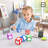 Dry Erase Dice Set Of 8-2x2 Inches Multipurpose Colorful Write On Wipe Off Dry Erase Blocks Blank Dice To Draw Letters Numbers And Much More Educational Classroom Supplies For Kids