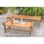 Santa Monica Outdoor Teak Dining Bench-1830693721