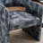 Mid Century Upholstered Arm Accent Chair with High Back-1729296853