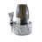 Grape Tabletop Wine Bottle Rack in Silver
