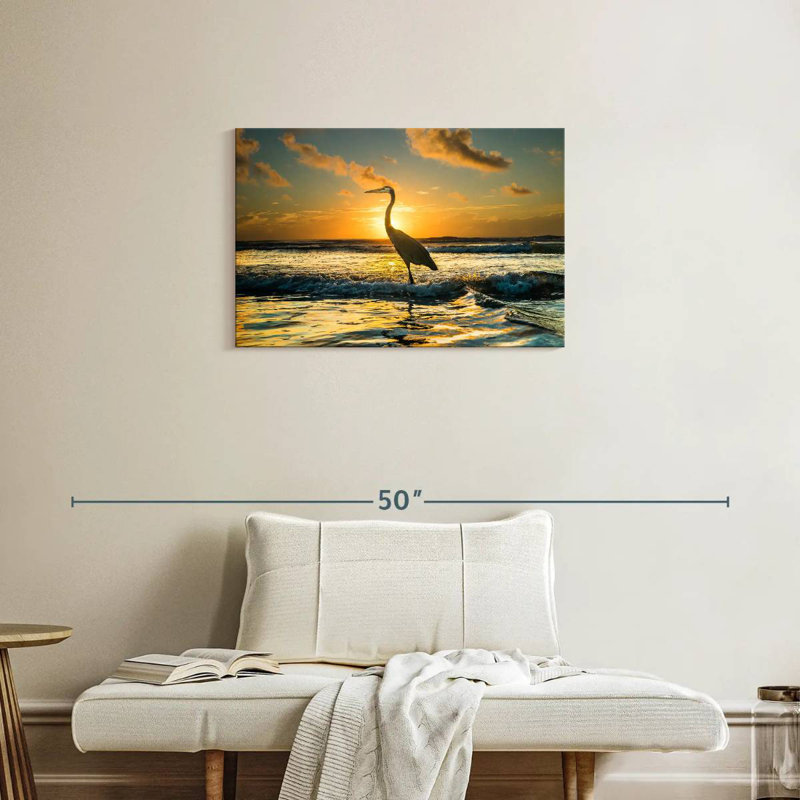 Coucher de soleil Brampt, H 20 po x l 30 po