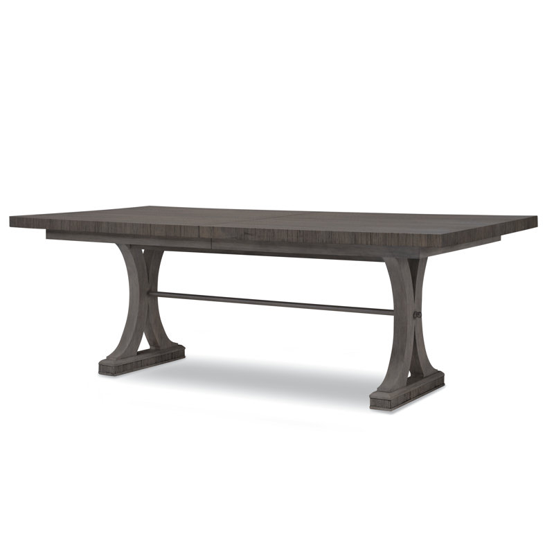 Carlyle Solid Wood Dining Table, Mink Gray