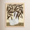 Fleurs séchées de Juba - Peinture sur papier