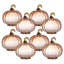 Glass Pumpkins - Set of 8 - Orange