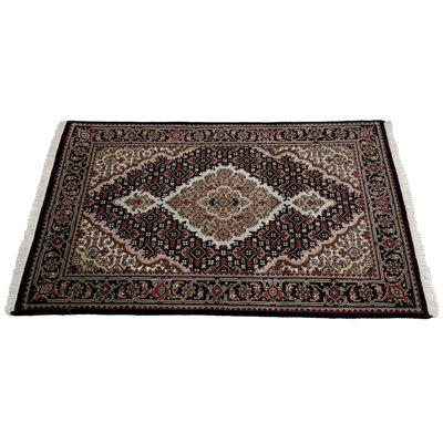 Omere Oriental Area Rug in Navy