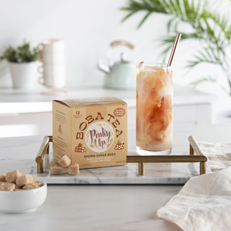 Thé brun Boba, 12 sachets
