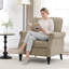 Fauteuil rembourré avec accents cloutés-209729338