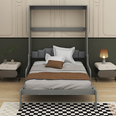 Lit escamotable mural Murphy avec coussin
