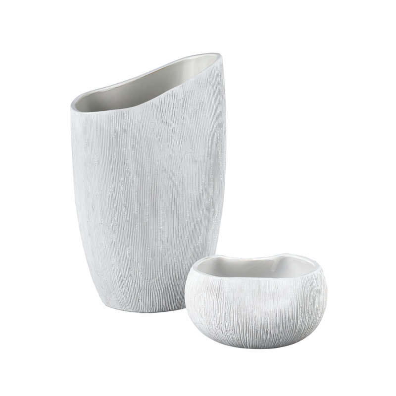 Vase Pashko - Blanc, Blanc