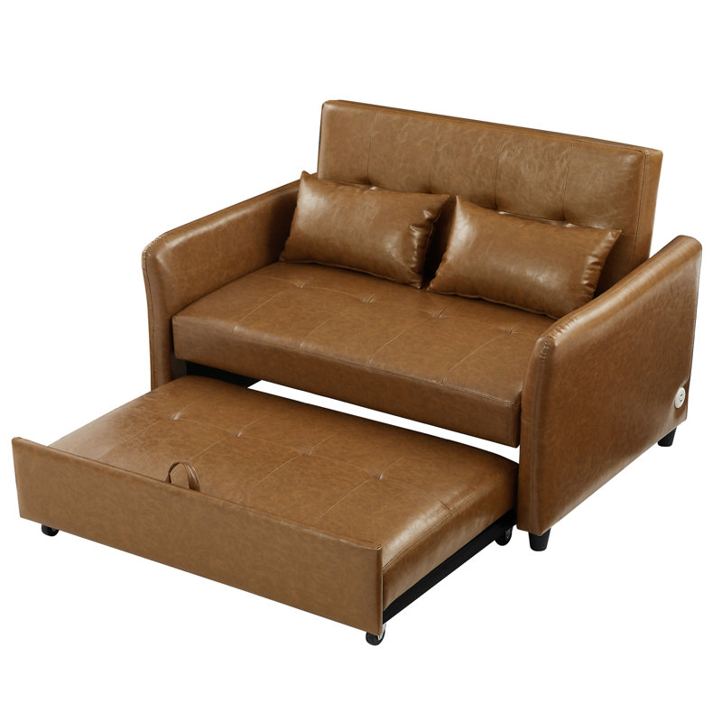Orisfur. 51.57" Convertible Sleeper Bed