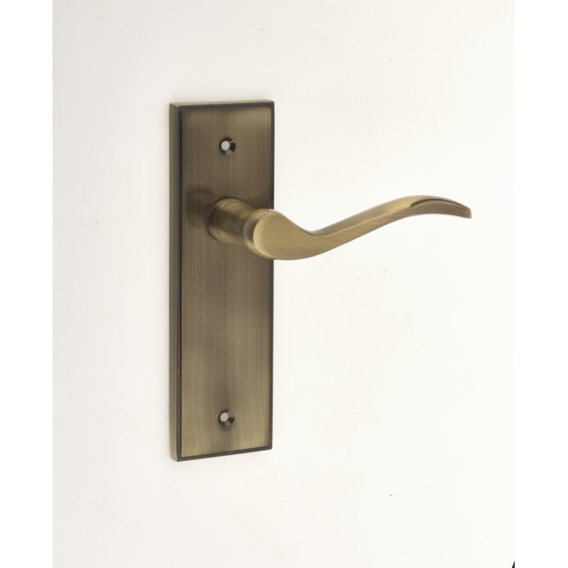 Ronda Door Handle, Antique Bronze